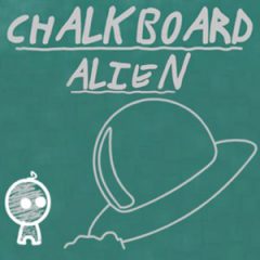 Chalkboard Alien Chalkboard Alien