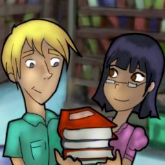 Kiss in a Library Kiss in a Library