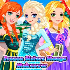 Frozen Sisters Manga Makeover