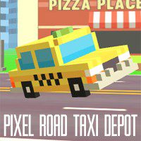 Pixel Road Taxi Depot