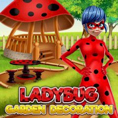 Ladybug Garden Decoration