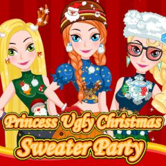 Princess Ugly Christmas Sweater Party