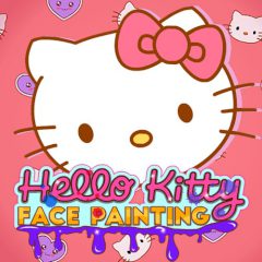 Hello Kitty Face Painting