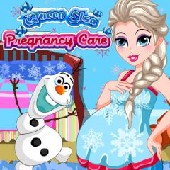 pregnant elsa games