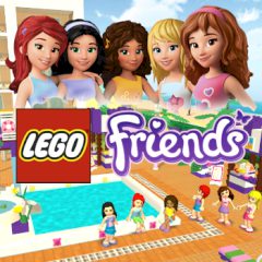 Lego friends 2024 pool party game