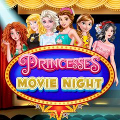 Princesses Movie Night