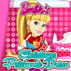 Barbie's Christmas Patchwork Dress