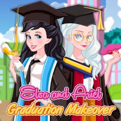 Elsa and Ariel Graduation Makeover