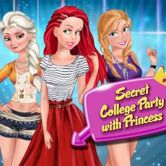 Secret College Party with Princess