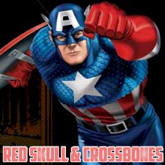 Captain America Red Skull and Crossbones