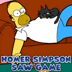 Homer Simpson Saw Game