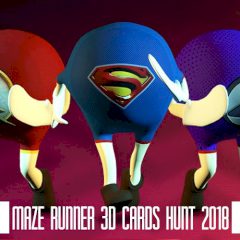 Maze Runner 3D Cards Hunt 2018