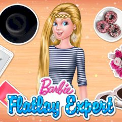 Barbie Flatlay Expert